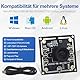 Meyola OV9732 Kameramodul 100 Grad für Autodart Kamerasystem mit 2m Kabel 3er Set, 1280 X 720 30Fps Gesichtserkennung Bilderfassung, USB2.0 Ausgang Phone