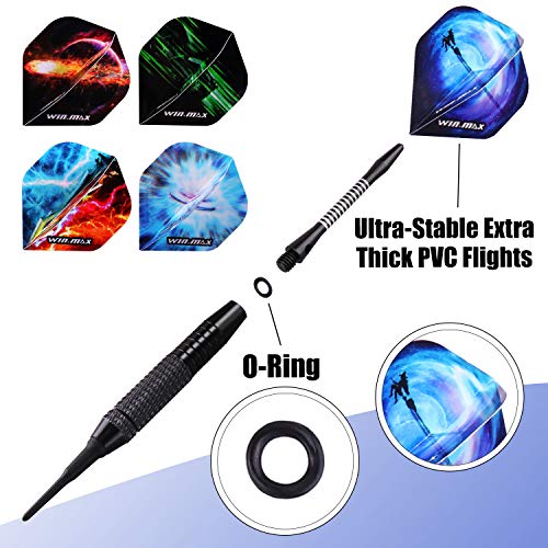 Win.Max Darts Plastic Tip - Soft Tip Darts Set thumb #2