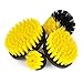 Produktbild 4pcs Bohrmaschine Bürstenaufsatz,2inch,3.5inch,4inch,5inch Medium Steifigkeit Borsten Befestigung Scrubber Reinigung Kit für Küche Badezimmer Oberflächen Fliesen Duschen Tile Teppich Bodenbelag