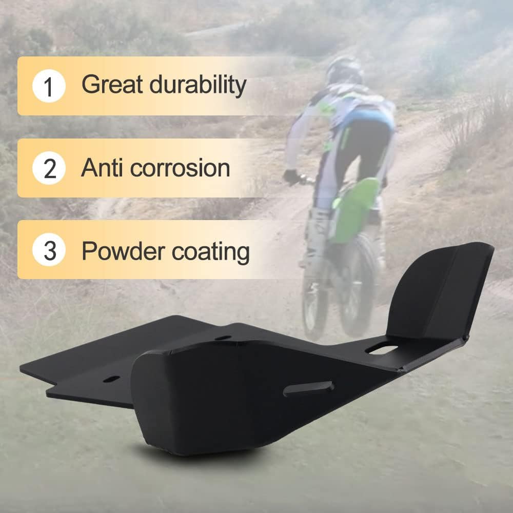 Xitomer Motorcycle Skid Bash Plate Fit for KLX140 / KLX140L / KLX140G /KLX 140R 2009 2010 2011 2012 2013 2014-2026 Motorcycle Skid Plate