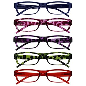 Opulize Lesebrille 5er-Pack RRRRR32-3456Z-250 +2,50