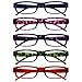Produktbild The Reading Glasses CompanyDie Lesebrille Unternehmen Wert 5er-Pack Leicht Herren Frauen Blau Rosa Lila Grün Rot RRRRR32-3456Z +1,50