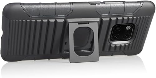 Miniatura 5 de Lothartech - Funda para Huawei Mate 20 Pro, 5 funciones en 1, protección de grado militar, anillo magnético resistente, soporte de soporte, funda