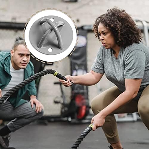 UONNER Suspension Straps Anchor Wall Ceiling Mount Bracket 2 Pack for Olympic Rings Fitness Training Yoga Swing Battle Ropes Resistance Gym&Home