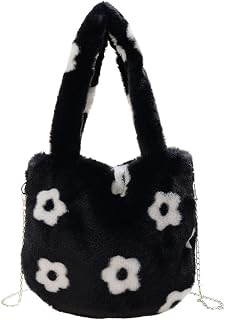 Women Flower pard Print Shoulr Bag Autumn nter Retro P Small s