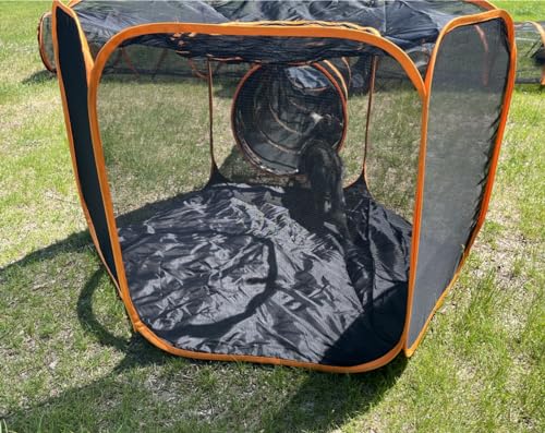 Catio Outdoor Cat Enclosures for Indoor Cats, 6-in-1 Outside Large Playground Include Portable Cat Tent, for Cats and Other Pets - Thumbnail 6