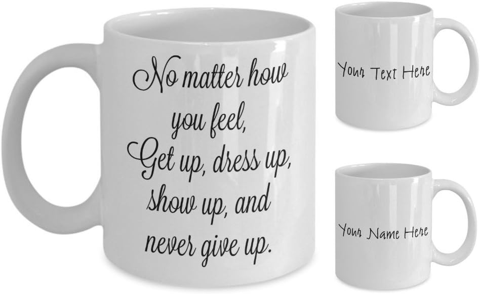 Coffee Mugs with Sayings and Ability to Design Your Own Mug. Customized Coffee Mugs Are Personalized Mugs with Text That Can Be Presents For Women, Men, Co-Workers or Gifts For Bosses.