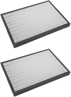 Trade-Shop - Juego de 2 filtros (HEPA + filtro de carbón activado) compatible con filtros combinados DeLonghi AC230, repuesto para DeLonghi 5513710021, Comedes PT94081