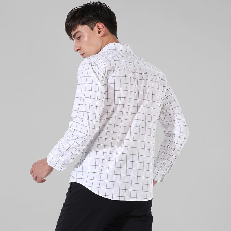 Image of CAHOOT Men's Shirt for Casual Wear | Spread Collar | Short Sleeve | Regular Fit | Button Closure | Shirt Crafted with Comfort Fit for Casual Wear