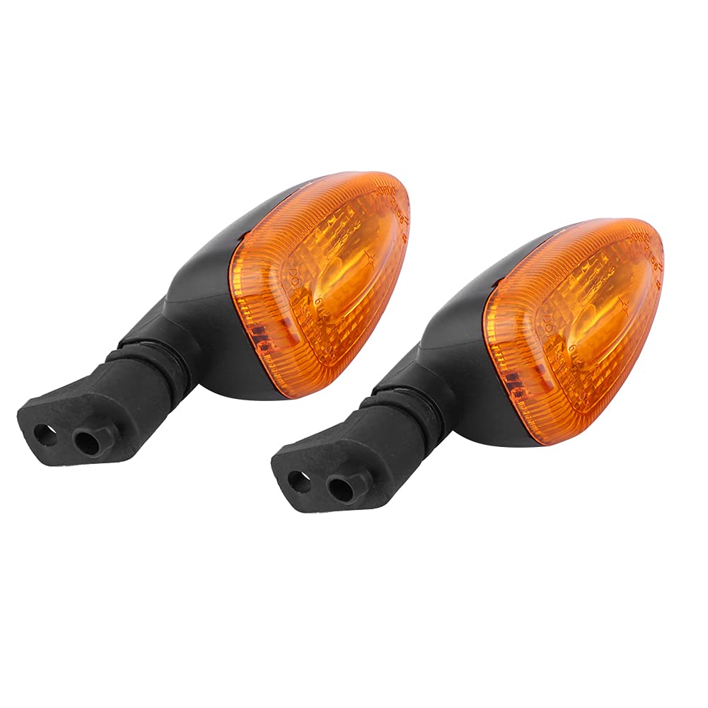 Par de Luces de Señal de Giro para Motocicleta, Lámpara Indicadora de Dirección para F800 (Amarillo)
