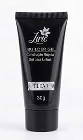 Gel Construtor Builder Construção Rápida para Unhas, Transparente, 30g | Alta Viscosidade, Alongamento e Estrutura, Uso Profissional, Ponto de Tensão, Extensões e Blindagens