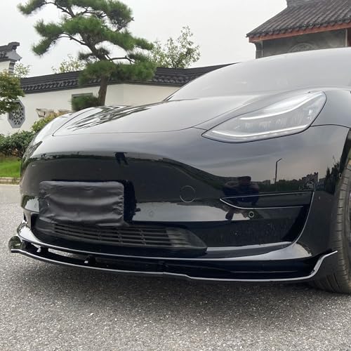 Evita el diseño plano con el alerón de parachoques Tesla Model 3 4