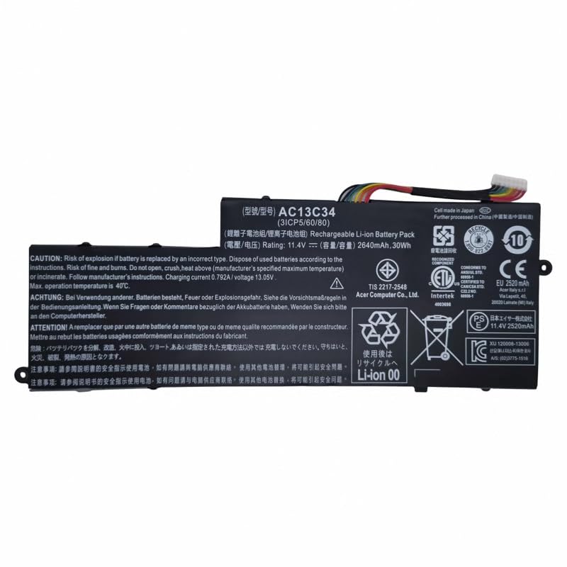 acer Aspire V5-171 /SSD120GB / バッテリ良好 Amazon.com: V5 ES1 E1 Laptop Battery for Acer Aspire V5-431 V5