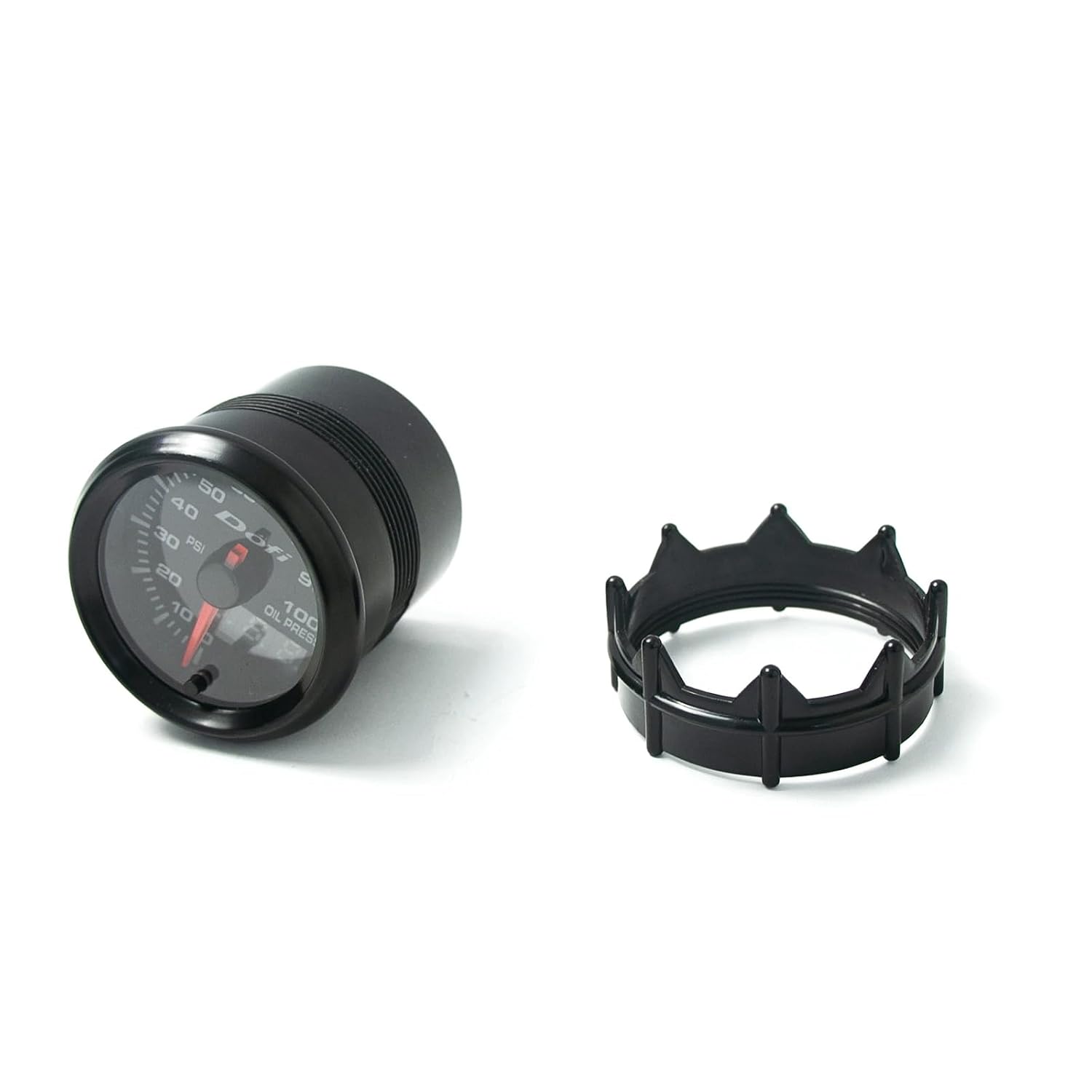 2" 52mm Pointer Digital 7 Color LED Oil Pressure Car Gauge 0-100 Psi Meter & Sensor