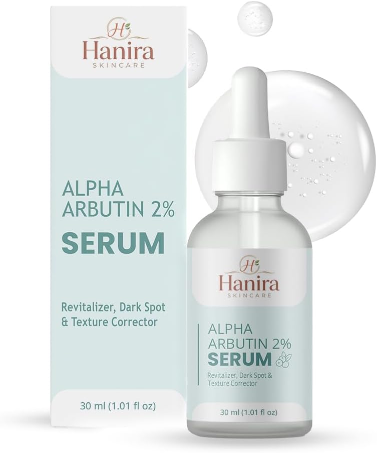 Alpha Arbutin 2% Serum, Dark Spot and Texture Corrector, Revitalizer, 30ml (1.01 fl oz)