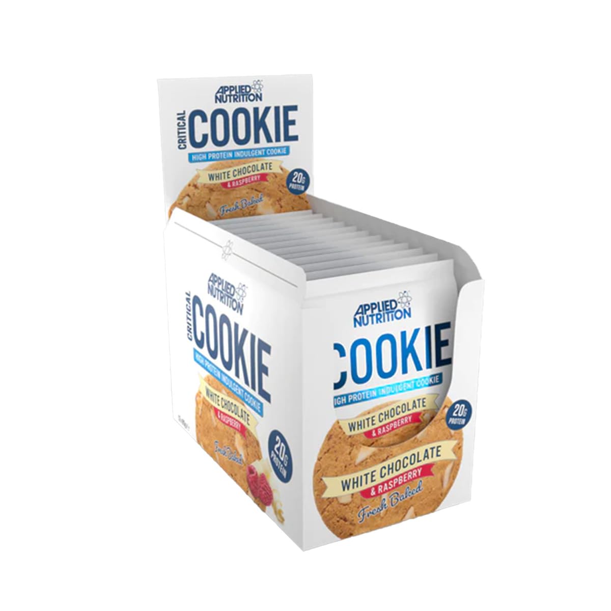 High Protein White Chocolate Raspberry Cookie by Applied Nutrition Ltd