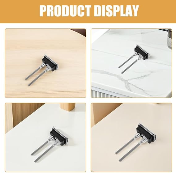 DOITOOL Dual Flush Toilet Button Replacement 2-Pack Rectangular Push Flusher for Toilet Water Tank Universal Fit for Bathroom Parts Easy Installation and Water Control