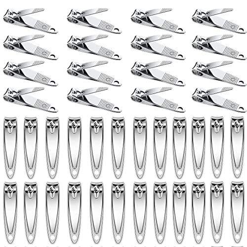 Coupe-ongles plats en acier inoxydable x50 pour kit manucure portable