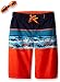 ZeroXposur Boys' Bahama Stripe Swim Trunk