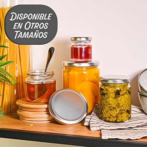 Miniatura 8 de Praknu 12 Tarros De Cristal Para Conservas De 500ml - Con Etiquetas Y Rotulador - Herméticos - Aptos Para Lavavajillas - Ideales Para Regalar