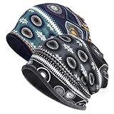 Jemis Women's Baggy Slouchy Beanie Chemo Cap for Cancer Patients (2 Pack Gray & Green - Velvet)