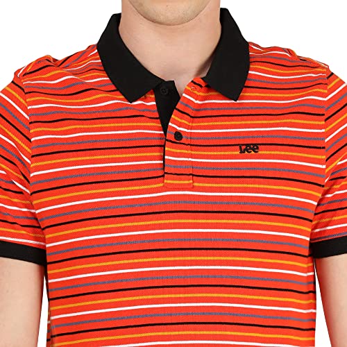 Image of Lee Men's Striped Slim Fit Tshirts