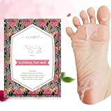 ZASCHMOY Fußpeeling, 3er-Pack, Peeling-Fußpflegebehandlung, Sanft, Glatt, Abgestorbene Haut, Hornhautentferner, Spa für Männer und Frauen, Fußpflege, Rose, Lavendel, Aloe, Gemisch