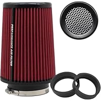 Filtro Aria Universale A Cono - Ad Alta Prestazione Per Auto Sportive | Adattabile A 76mm, 89mm, 101mm - Foto 6