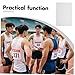 BESTonZON 50pcs Race Numbers Bib Belt for Runners Bib Snaps Marathon and Track Events Athlete-Friendly Design