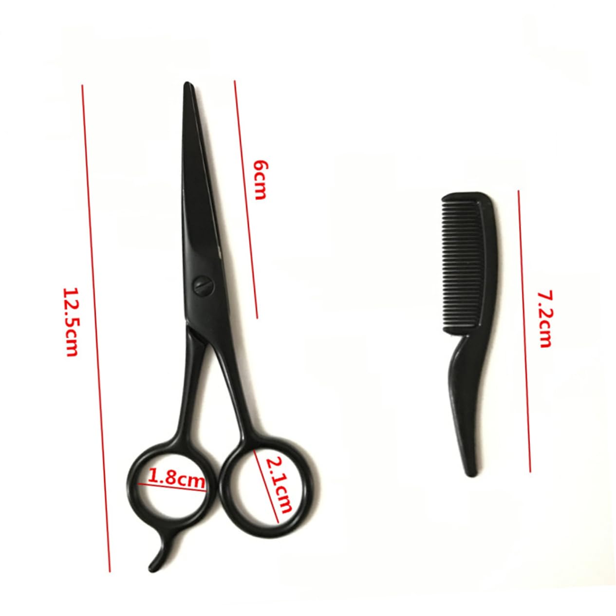 Mikinona 3pcs Set Beard Scissors Mustache Scissors Beard Trimming Scissors Beard Care Tool Beard Cutter Grooming Kit Nose Hair Trimming Shears Kit Eyelash Care Kit Beard Shears