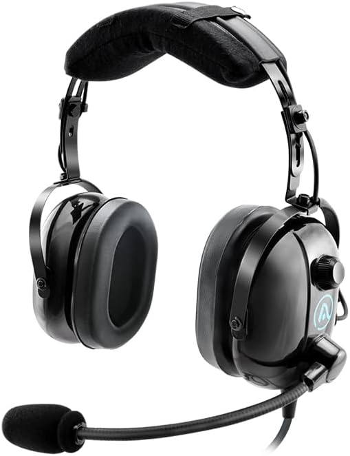 AIRVOICE Pilot Headset with Passive Noise Reduction, PNR General Aviation Headset with Comfortable Earpads and Noise Canceling Microphone, for Pilot, Flight School Student, Instructor - Image 7
