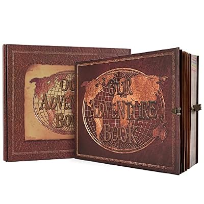 JIMBON Our Adventure Book album scrapbooking- Álbum de fotos para manualidades, album fotos para pegar y escribir, cumpleaños, aniversario, bebé, San Valentín, Navidad, regalo | Ya disponible en tu tienda friki favorita! En mundofriki.es!