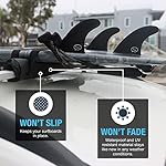 Ho Stevie! Surfboard/SUP Round Roof Rack Pads (Set of 2 Pads, 28" or 17") for Cars with Crossbars (28") - Image 5