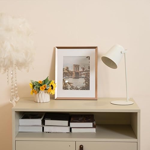 Miniatura 3 de HOTURE Portarretratos para galería de fotos - Juego de 5 unidades, para exhibir fotos con bloc o sin almohadilla, adecuado para colgar en la pared,