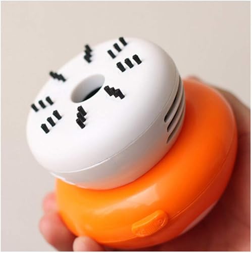 Miniatura 5 de Sewroro Aspirador de escritorio Mini hongo en forma de mesa Aspirador de polvo Aspirador de esquina portátil Pequeña linda barredora de polvo con