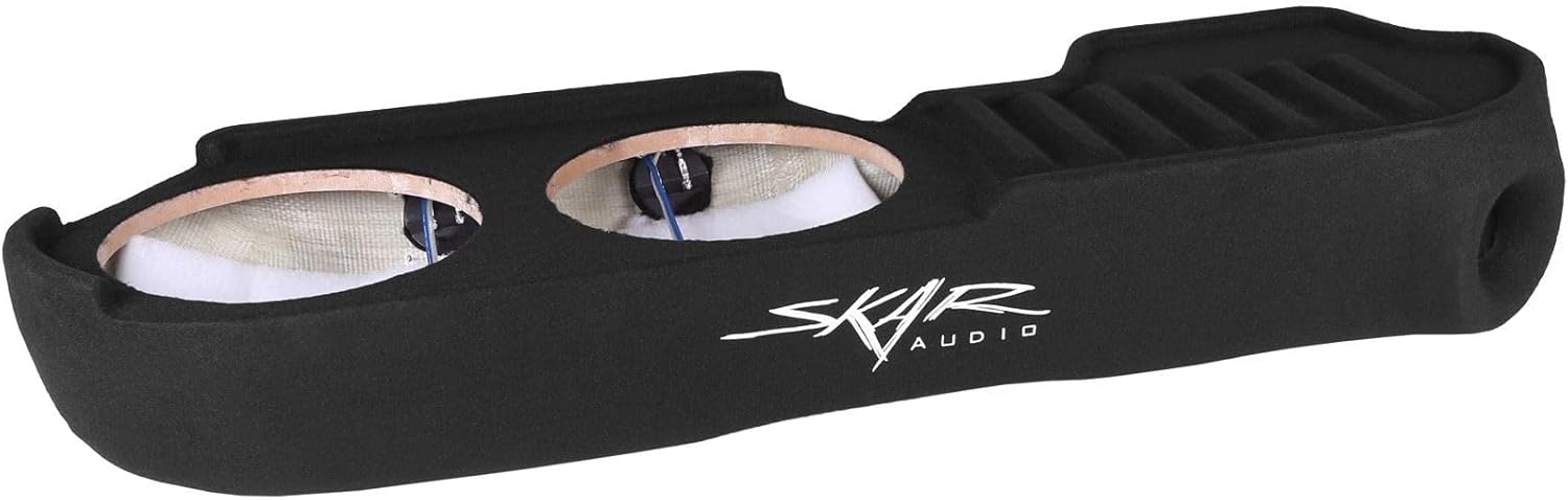 Skar Audio Dual 12" Ported Subwoofer Enclosure Compatible with 2019-2025 Jeep Gladiator Trucks - Image 2