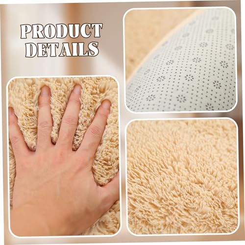 Alfombrilla de baño absorbente de 3 piezas con base en U y funda de inodoro protectora roja 5