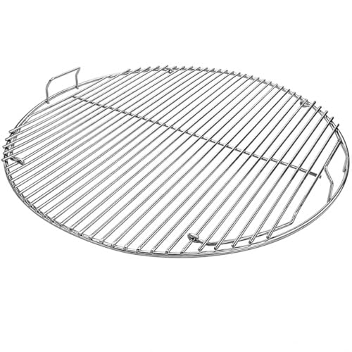 Uniflasy 7436 54.6cm Round Cooking Grate for Weber 57 CM Charcoal Grill Grill Grid Spare Parts for Weber Kettle One-Touch Charcoal Grill Stainless Steel Cooking Grate