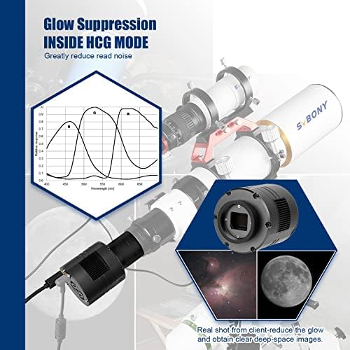 Svbony SV405CC Teleskop Kamera głębokiego nieba, TEC Chłodzony OSC Kamera, 11,7 MP CMOS USB3.0 Astronomiczny Kamera, AR Powłoka Blask Tłumienie, dla Astrofotografia
