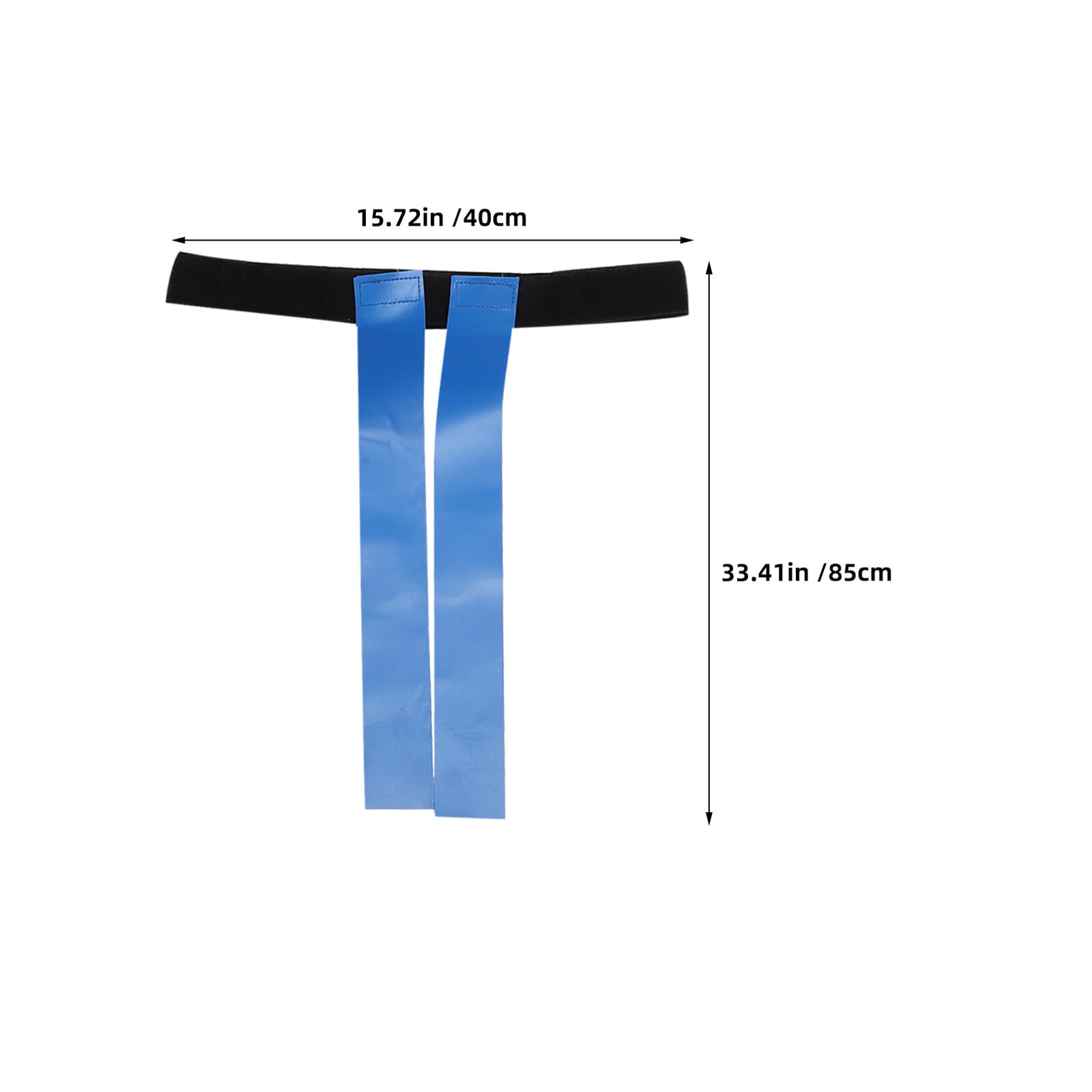 Mikikit Lot de 4 Ceintures de Flag Football Garçon et Filles 90 CM avec Drapeaux Rouges et Bleus Ceintures Réglables avec Fermeture à Scratch pour Entraînement et Sports D’Équipe