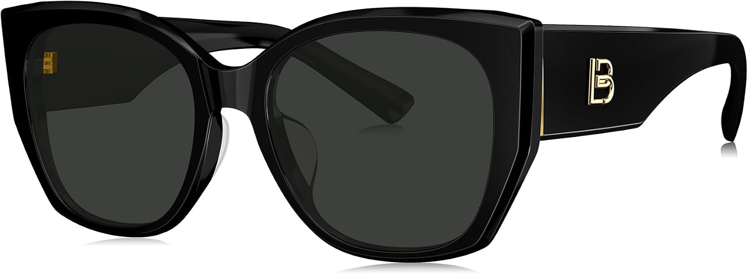 BOLON Women Angular Polarized Universal Fit UV400 Cat Eye Sunglasses BL3189