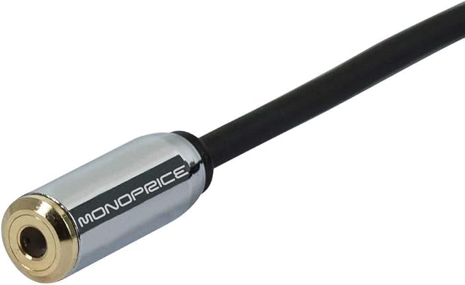 Monoprice 110146 Divisor Estéreo Jack 3.5mm 6 Pulgadas miniatura 3