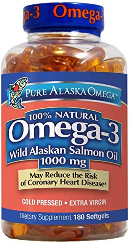 Vitamínicos, Pure Alaska Omega Wild Alaskan Salmon Oil 1000 mg Softgels