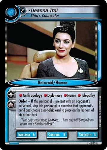 STAR TREK CCG 2E NE NECESSARY EVIL DEANNA TROI SHIP'S COUNSELOR 4U135