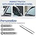 Car Front Windshield Trim Seal Strip Compatible with Toyota Land Cruiser 250 Prado LC250/Lex@us GX 2024 2025, A Pillar Soundproofing Rubber Seal Strip Trim Accessories