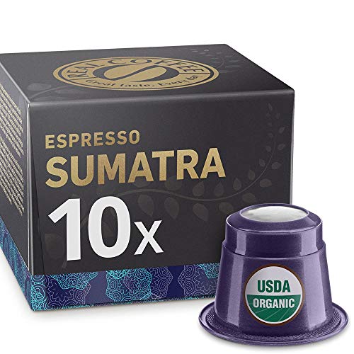 Mixed Variety Pack: 100 Nespresso Compatible Capsules. Organic/Fairtrade Nespresso Capsules. 9 Different Varieties.