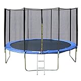 Giantex Trampoline Combo Bounce Jump Safety Enclosure Net W/Spring Pad Ladder, 14FT