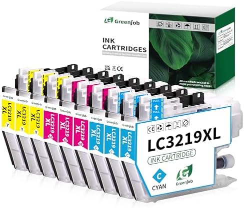 Yongairuink LC3219XL Cartouche D'encre Pour LC-3219XL LC3219 XL LC3217 Pour MFC-J5330DW MFC-J5335DW MFC-J5730DW MFC-J6530DW MFC-J6930DW MFC-J5930DW MFC- J6935DW (3 Noir 3 Cyan 3 Magenta 3 Jaune