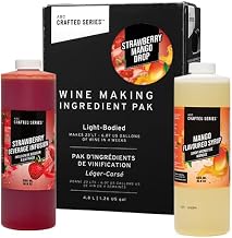 ABC Premium DIY Fruit Wine Making Kits, Makes Up to 30 Bottles/6 Gallons of Fruit Wine (Strawberry Mango Drop)
