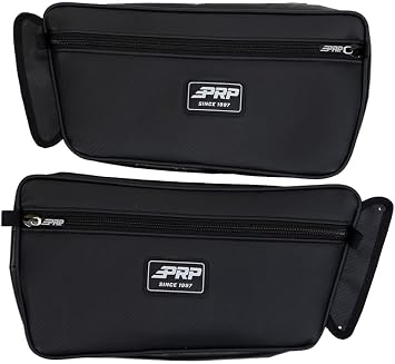 PRP UTV Front Door Storage Bags for Yamaha Wolverine RMAX, RMAX4 Easy Install on Stock Doors, Large Storage Pockets, Water Resistant & Puncture Proof Design, Includes 2 Bags R/L